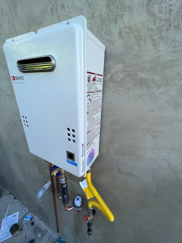 Tankless water heater installation for Bricksboro homes